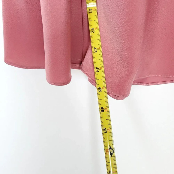 The Labera Cocktail Dress Womens Size Small Rose Gold Long Sleeve Party Summer - Picture 16 of 16